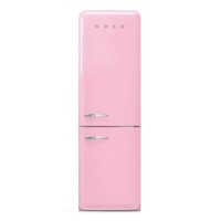 Smeg 331 Litre Fifties Style Right Hand Hinge 70/30 Fridge Freezer - Pink