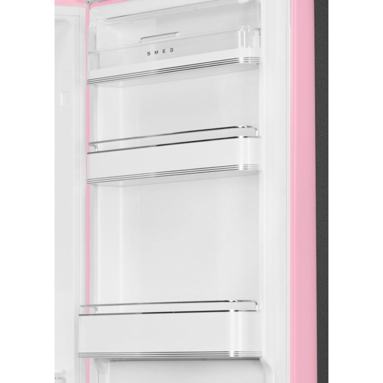Smeg 331 Litre Fifties Style Right Hand Hinge 70/30 Fridge Freezer - Pink