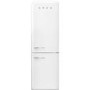 Smeg FAB32RWH3UK 301 Litre Freestanding Fridge Freezer Retro 60/40 Split Frost Free A+++ Energy Rating 60cm Wide - White