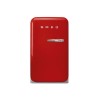Smeg FAB5LRD 40cm Red Small 50&#39;s Style Left Hand Hinged Minibar