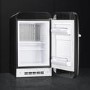 Smeg FAB5RBL 40cm 50's Style Right Hand Hinged Minibar - Black