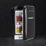 Smeg FAB5RBL 40cm 50's Style Right Hand Hinged Minibar - Black