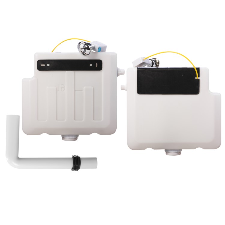 GRADE A1 - Cable Concealed Dual Flush Toilet Cistern