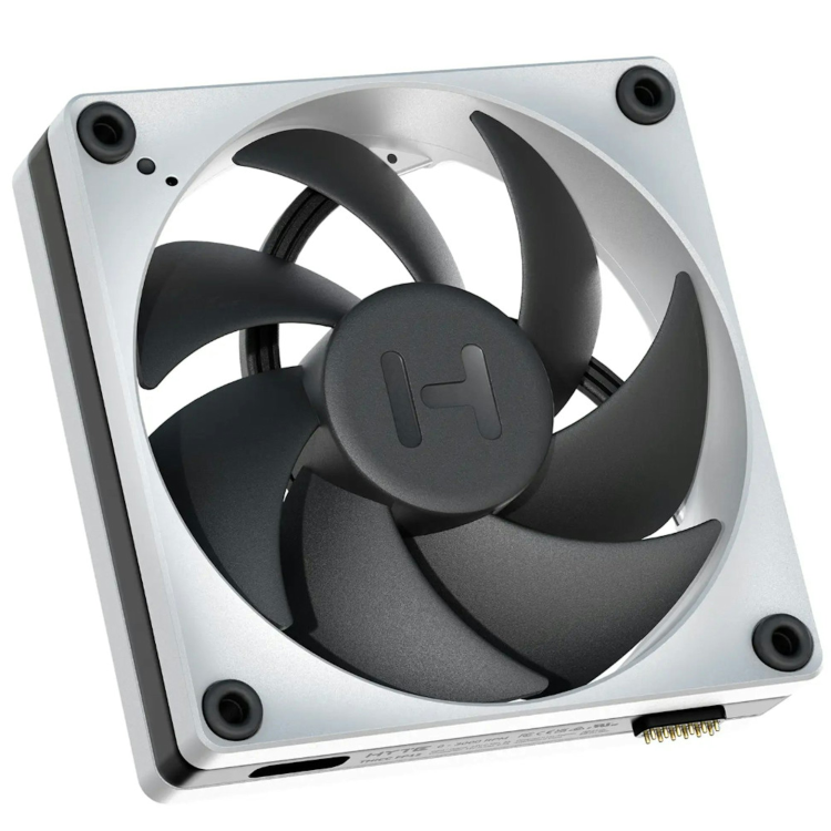 HYTE THICC FP12 120mm 3000rpm 3 Pack Case Fan Silver/Black