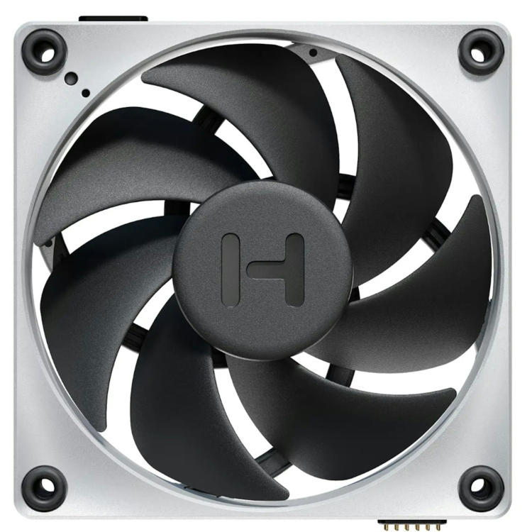 HYTE THICC FP12 120mm 3000rpm 3 Pack Case Fan Silver/Black