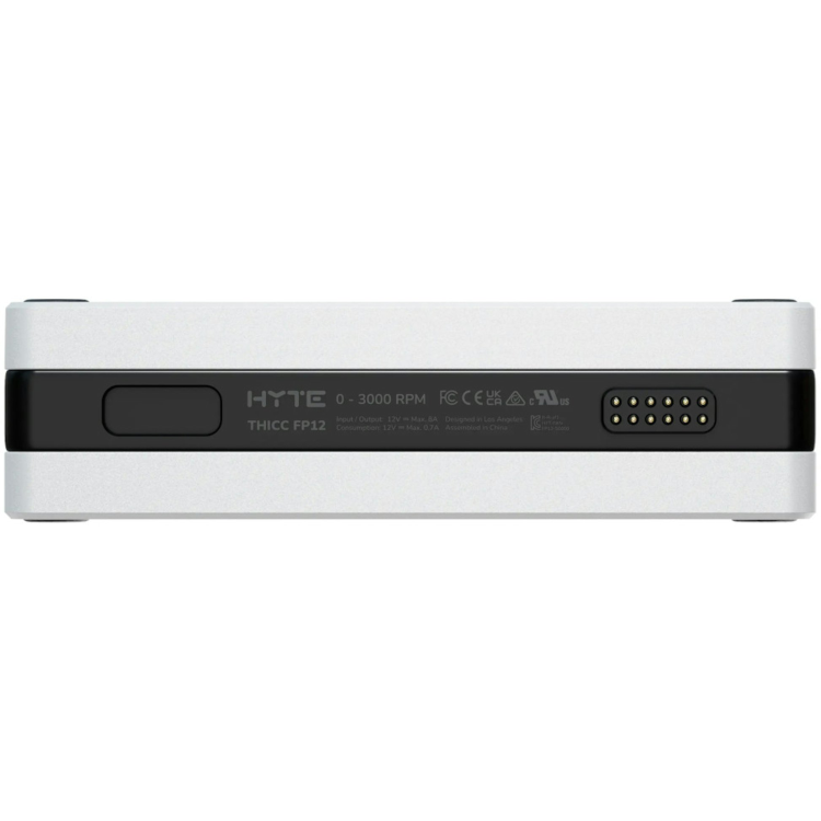 HYTE THICC FP12 120mm 3000rpm 3 Pack Case Fan Silver/Black