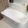 Freestanding Single Ended Left Hand Corner Bath 1650 x 780mm - Faro