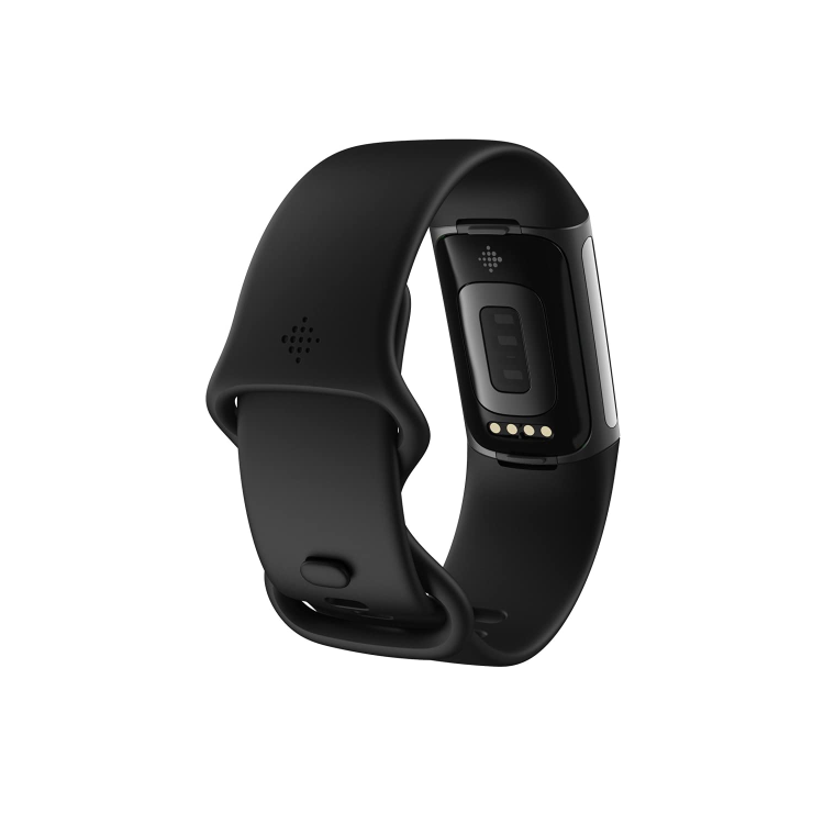 Fitbit Charge 5 Graphite and Black Stainless Steel Fitness Tracker