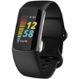 Fitbit Charge 5 Graphite and Black Stainless Steel Fitness Tracker