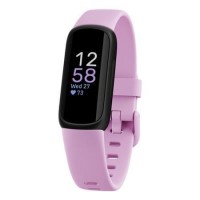 Fitbit Inspire 3 Black with Lilac Bliss Band Fitness Tracker