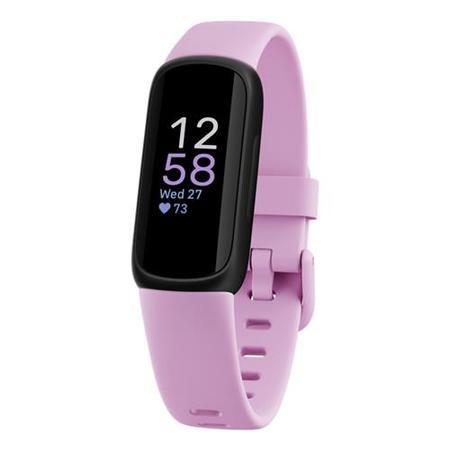 Fitbit Inspire 3 Black with Lilac Bliss Band Fitness Tracker