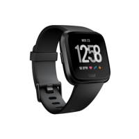 GRADE A1 - FitBit Versa Smart Watch with Heart Rate Monitor - Black