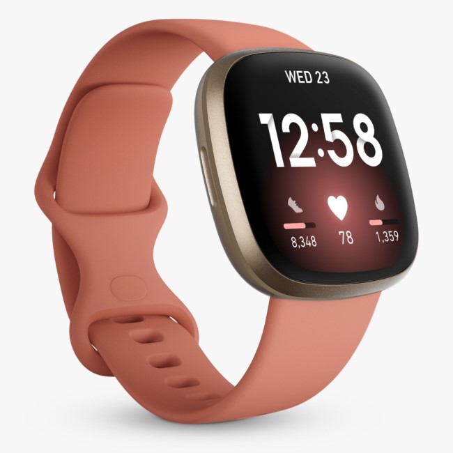 FitBit Versa 3 Smart Watch with GPS - Pink Clay