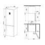 Smeg FC370X2PE 70/30 Frost Free Freestanding Fridge Freezer - Stainless Steel