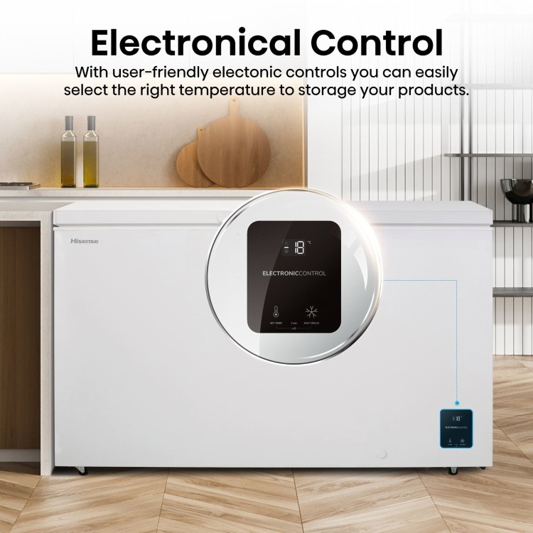 Hisense 440 Litre Chest Freezer - White