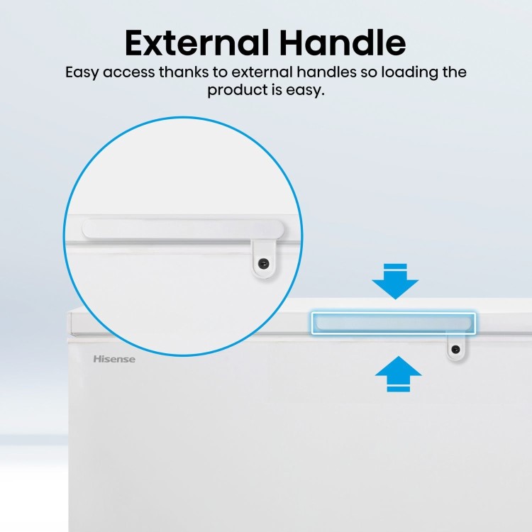 Hisense 440 Litre Chest Freezer - White