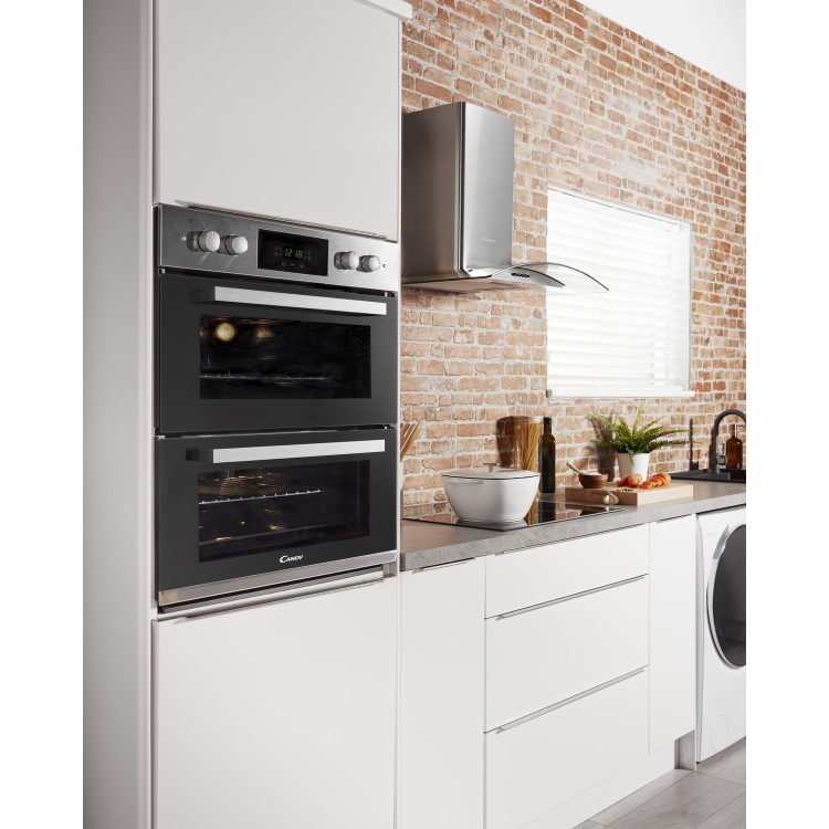 Candy Built Under Electric Double Oven - Stainless Steel