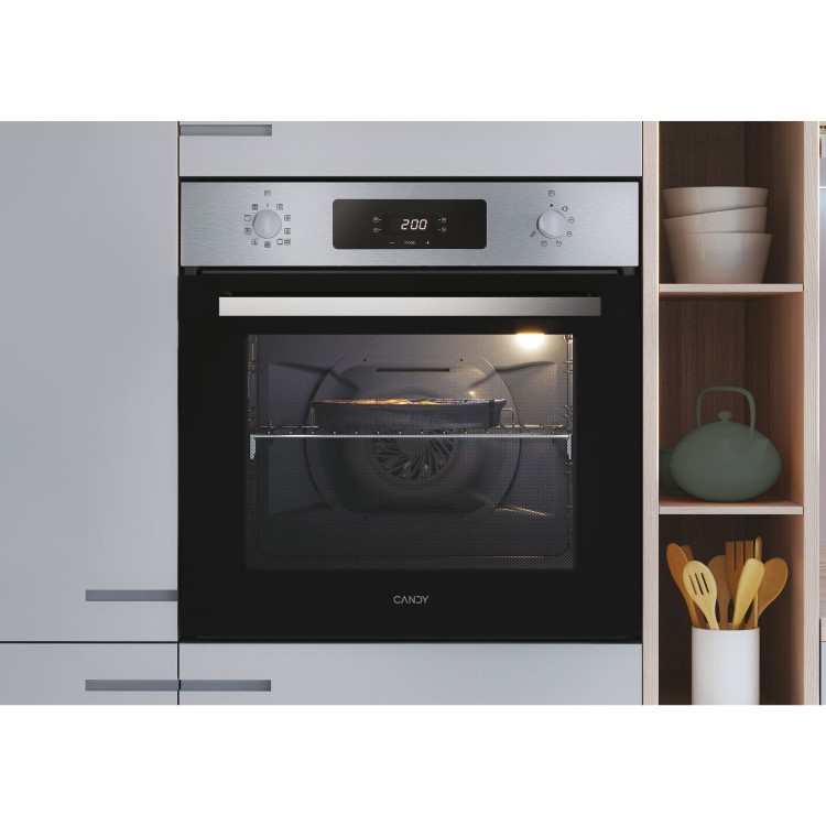 Candy Electric Fan Assisted Single Oven - Stainless Steel