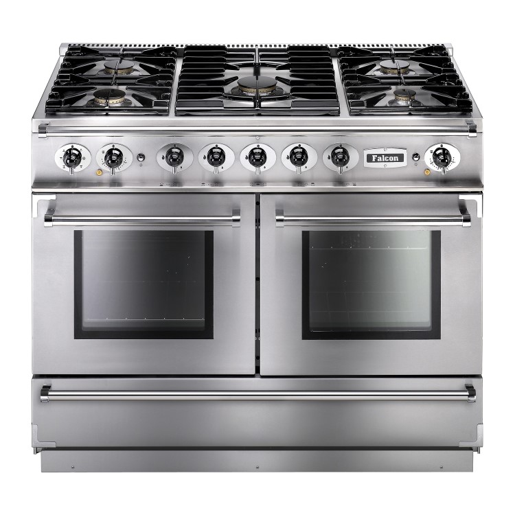 Falcon Continental 110cm Dual Fuel Range Cooker - Stainless Steel