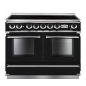 FCON1092EIBLC-EU Falcon Continental 110cm Electric Range Cooker with Induction Hob - Black