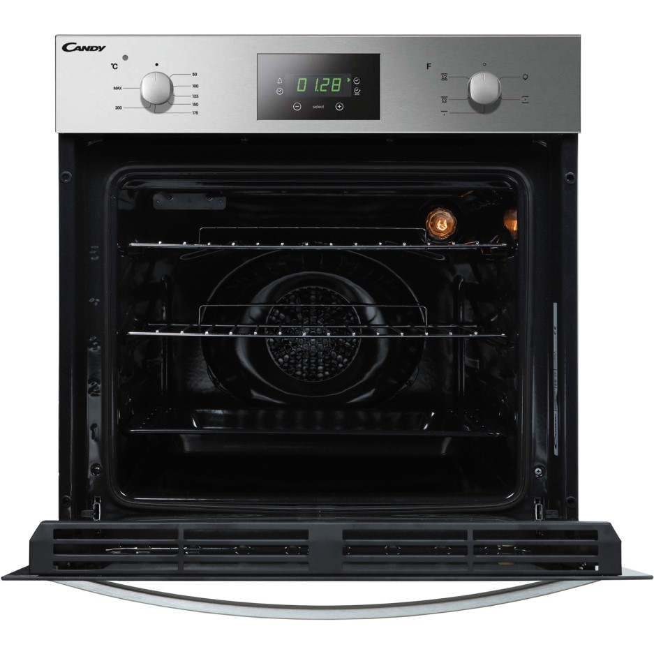 Candy FCS605X 65L Fanassisted Single Electric Oven Stainless Steel
