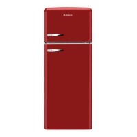 Amica 208 Litre 80/20 Freestanding Fridge Freezer - Red
