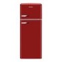Refurbished Amica FDR2213R Freestanding 208 Litre 80/20 Fridge Freezer Red