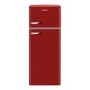 Amica 208 Litre 80/20 Freestanding Fridge Freezer - Red