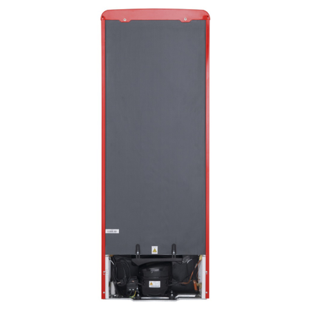 Amica 208 Litre 80/20 Freestanding Fridge Freezer - Red