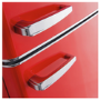 Amica 208 Litre 80/20 Freestanding Fridge Freezer - Red