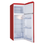 Refurbished Amica FDR2213R Freestanding 208 Litre 80/20 Fridge Freezer Red