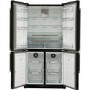 Servis FD911K 630Litre 50/50 Frost Free 4 Door American Fridge Freezer - Black