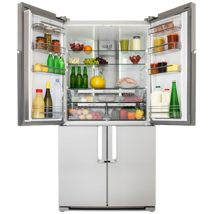 Servis FD911K 630Litre 50/50 Frost Free 4 Door American Fridge Freezer - Black