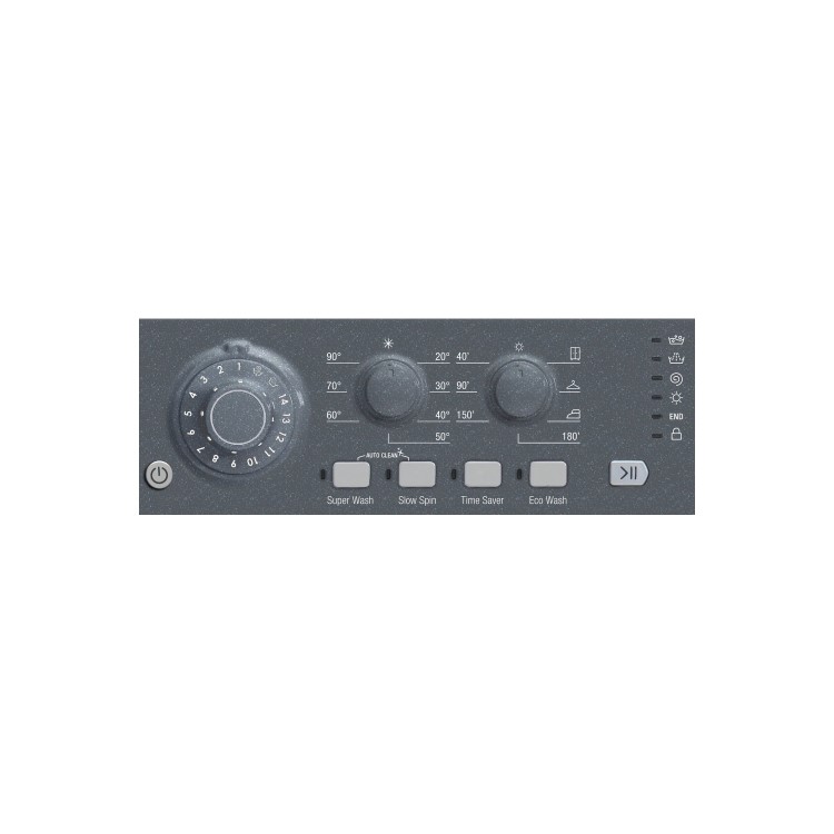 HOTPOINT FDL9640G Aquarius 9kg Wash 6kg Dry 1400rpm Freestanding Washer Dryer - Graphite