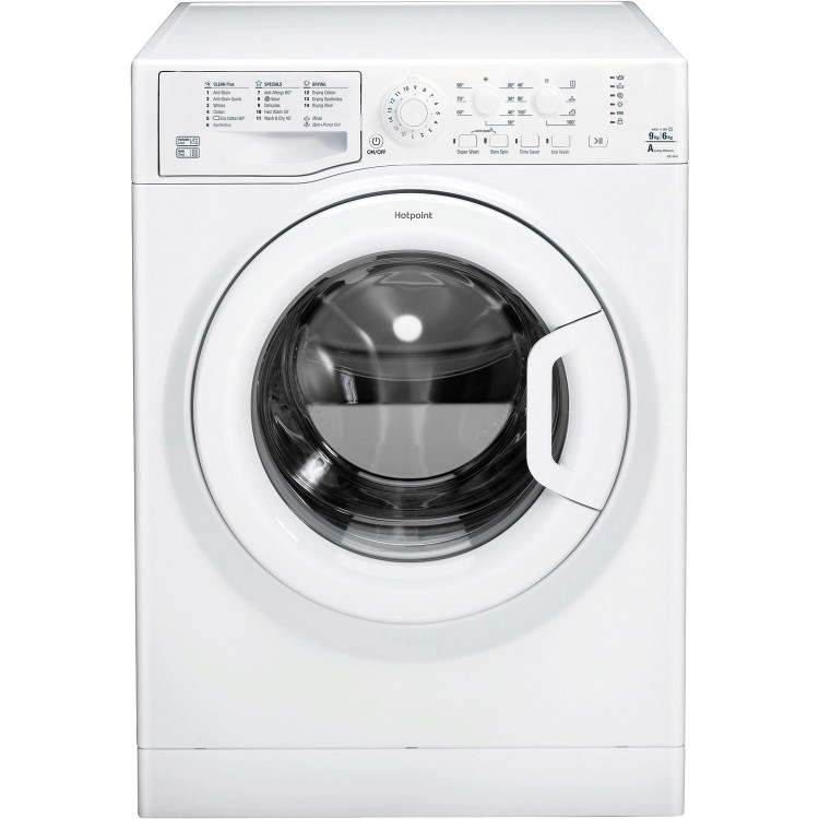 HOTPOINT FDL9640P 9kg Wash 6kg Dry Freestanding Washer Dryer - Polar White