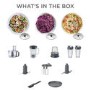 Kenwood MultiPro Compact+ 5-in-1 Food Processor with Blender and Built-In Scales - Stainless Steel