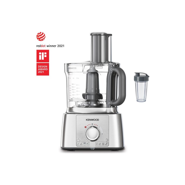 Kenwood FDP65.180SI Multipro Express 2-in-1 Food Processor - Silver