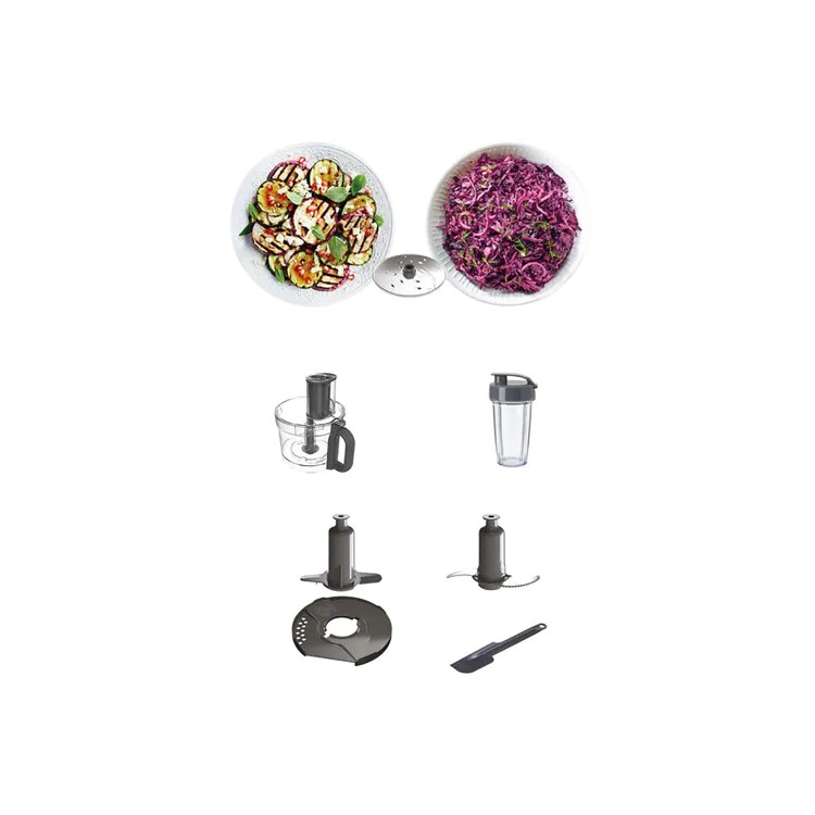 Kenwood FDP65.180SI – Versatile Food Processor & Smoothie Blender in Silver