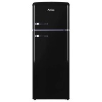 Refurbished Amica FDR2213B Freestanding 252 Litre 70/30 Fridge Freezer Black