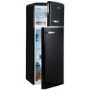 Refurbished Amica FDR2213B Freestanding 252 Litre 70/30 Fridge Freezer Black