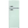 Amica FDR2213DEB 144x55cm 208L Freestanding Top Mount Fridge Freezer - Mint Green