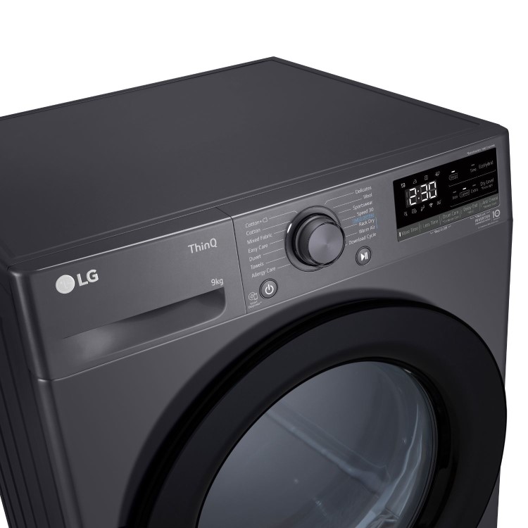 LG   9kg Heat Pump Tumble Dryer - Slate Grey