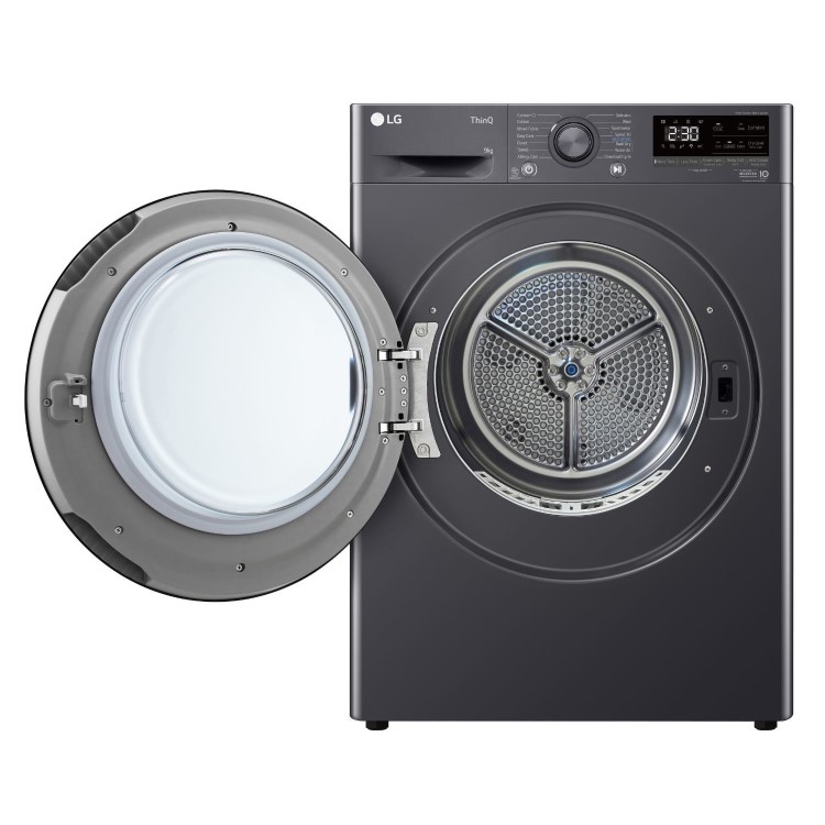 LG   9kg Heat Pump Tumble Dryer - Slate Grey