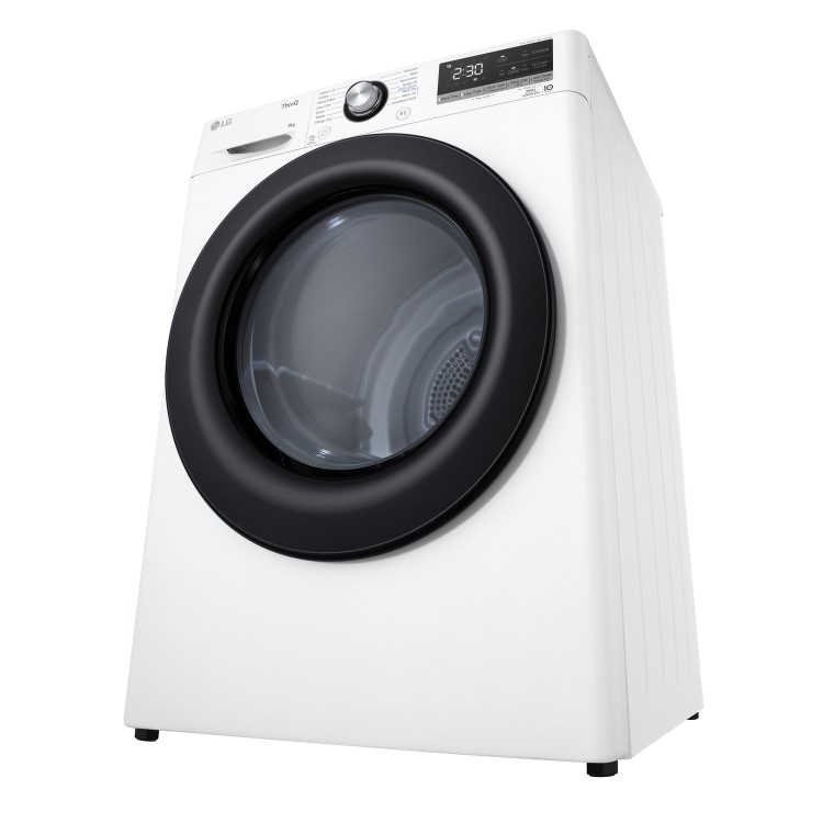 Refurbished LG FDV309WN Freestanding Heat Pump 9KG Tumble Dryer White