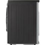 Refurbished LG EcoHybrid FDV909B Freestanding Heat Pump 9KG Tumble Dryer Black Steel
