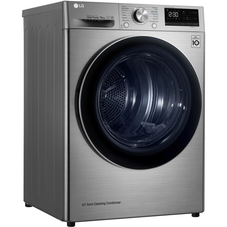LG EcoHybrid 9kg Freestanding Heat Pump Tumble Dryer - Graphite
