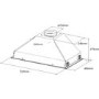 Refurbished Falcon 72cm Canopy Cooker Hood Stainless Steel