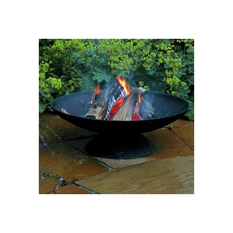 Classic Large Round Cast Iron Fire Pit Bowl 