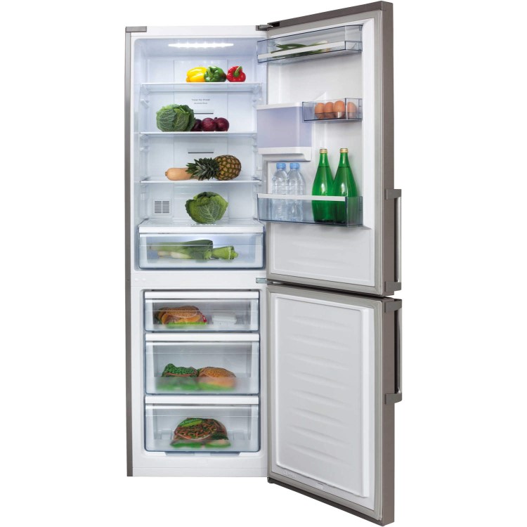CDA FF660SC Frost Free Freestanding Fridge Freezer Stainless Steel Look