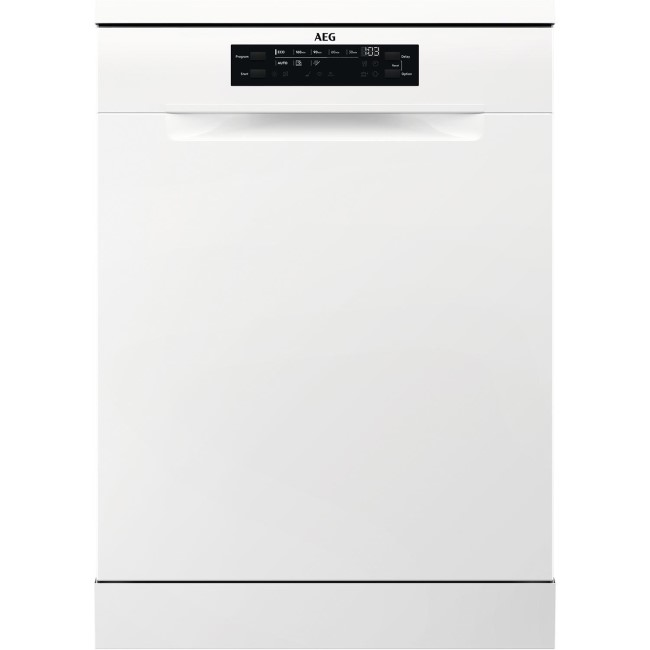AEG 6000 Series 13 Place Settings Freestanding Dishwasher - White